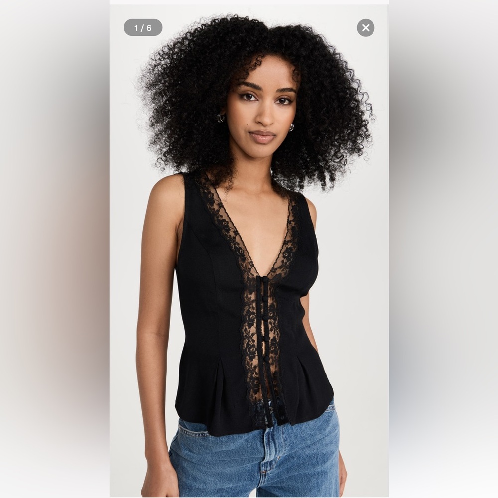 Reformation Christina Top Size 8